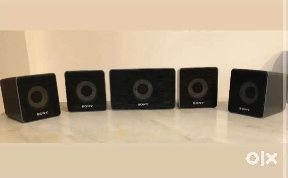 Sony 5 speakers 6ohms 100 watts. Small and cute.  Only for Rs 9,999.