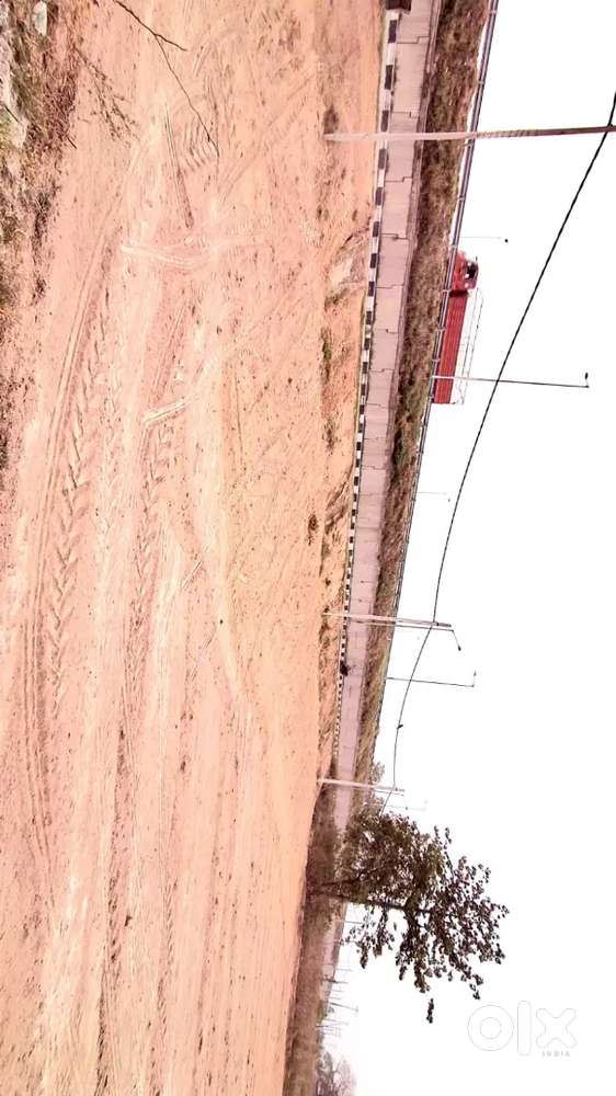 499/ft² land on highway NH74 kashipur se 2km  43ft service  3 side rd