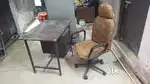 Study table and revolving chair