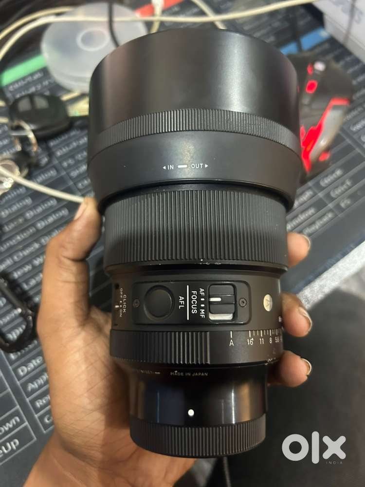 Sony mount sigma 1.4 85mm lens