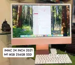 APPLE IMAC 2021 M1 CHIP 24 INCH WARRANTY TILL JUNE 2026 8GB RAM 256GB