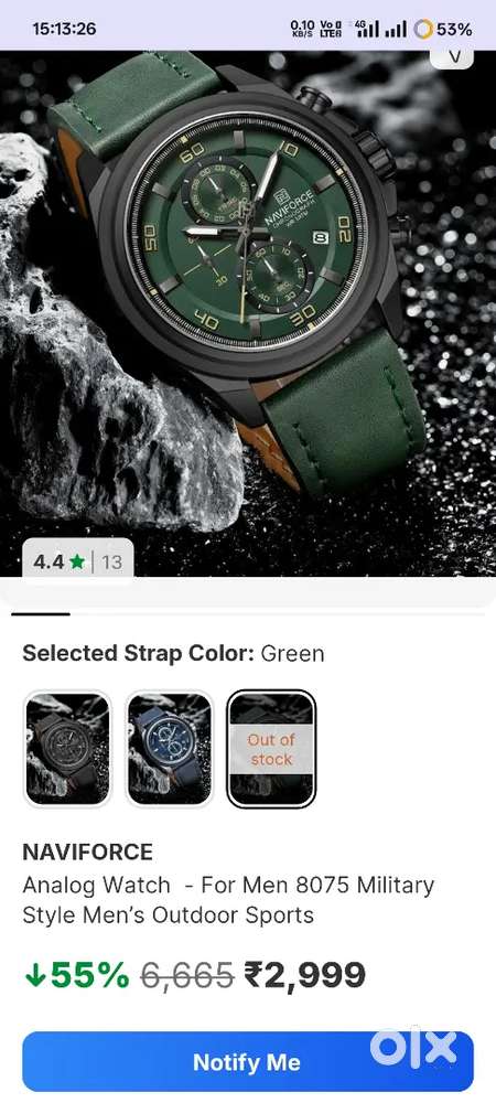 Watch Naviforce brand watch ekdam nayi hai