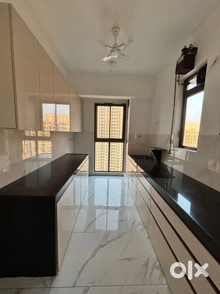 2bhk semi Furnished,Raymond Ten x habitat, Pokharan no1.Thane west.