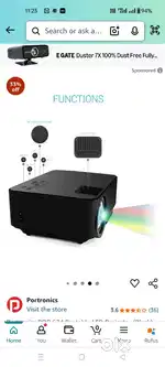 Projector model number 624