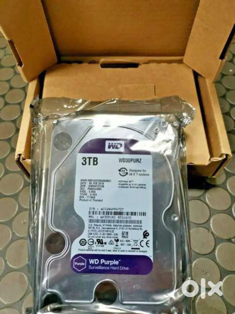 3TB WD PURPLE HARDDISK SEAL PACK