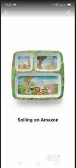 Beautiful kids fiber plate