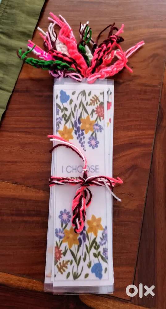 Book Marks with Tassels - waterproof and colourful