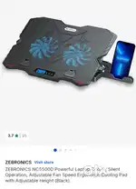ZEBRONICS NC5500D Powerful Laptop Cooler