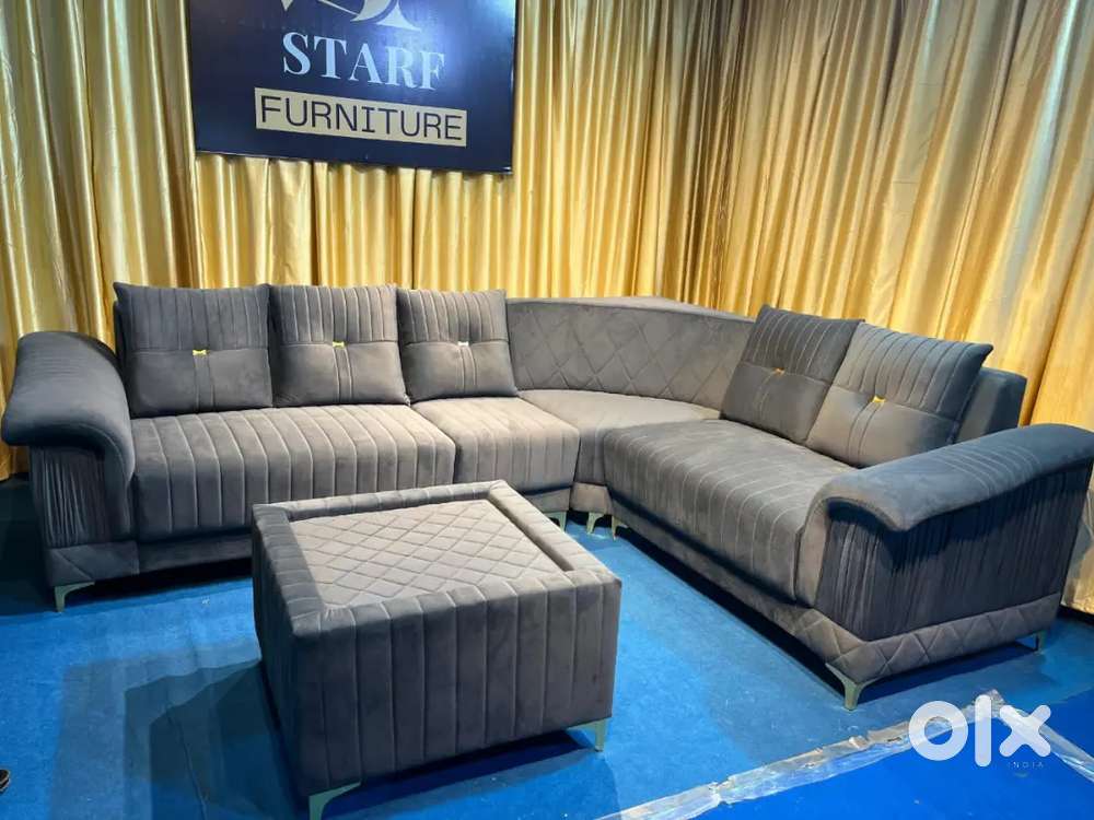 L shape sofa luxury model