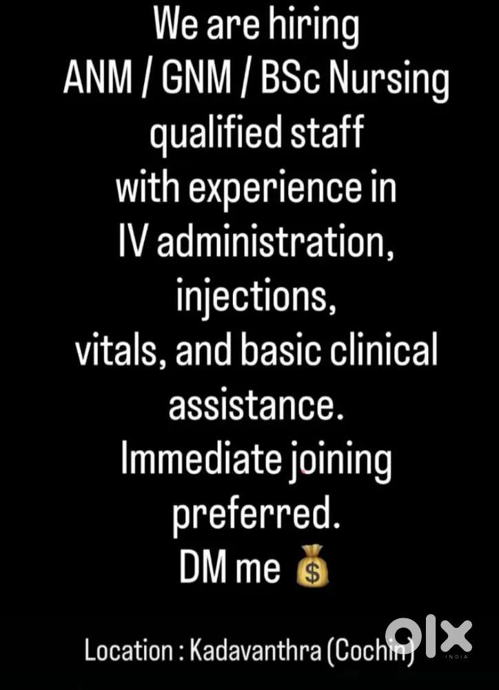 Experienced Nurse/ Nursing assistants