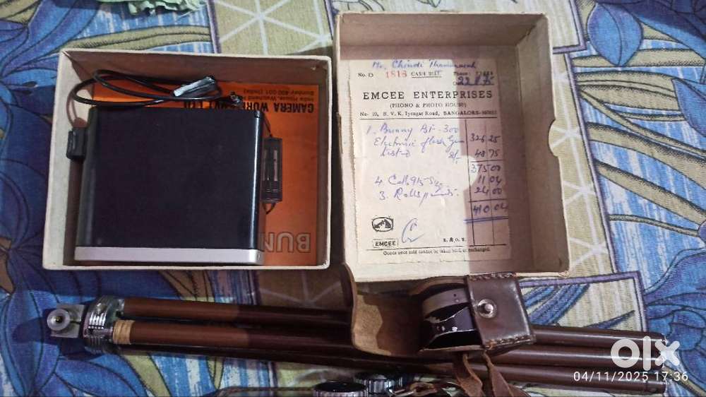 Sunflex VI Camera Lens And Flash Orginal Bill