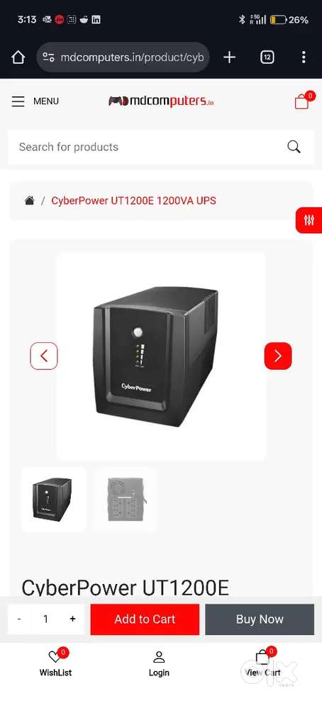 Cyberpower 1200 va