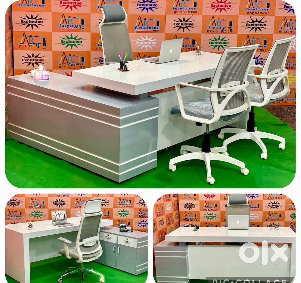 6/5 feet md Tables boss tables and all kinds of office tables chairs
