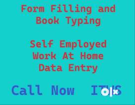 Form Filling and Book Typing Self Employed Work At Home Data Entry