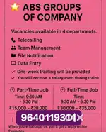 Tellicaller and data entry operator