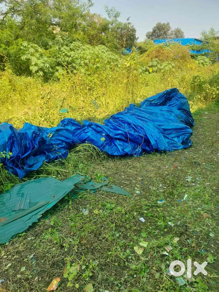 Tarpaulin for shades , Total Area covered is 11,000 sq ft