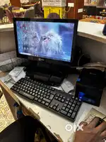 Touch screen led screen compact computer woth thermal printer