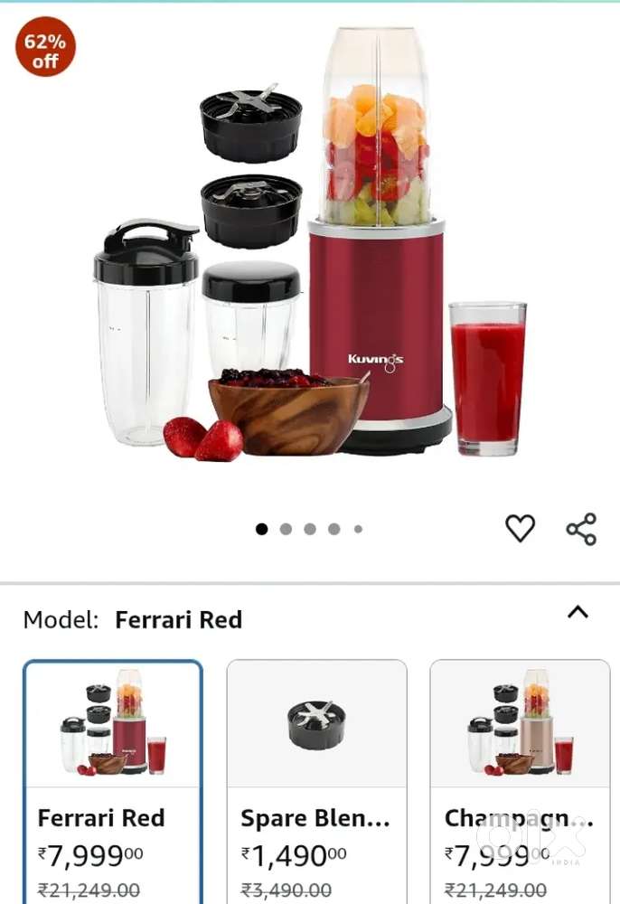 Kuvings Nutri Blender & Philips Induction Cooker MRP Rs. 11,000