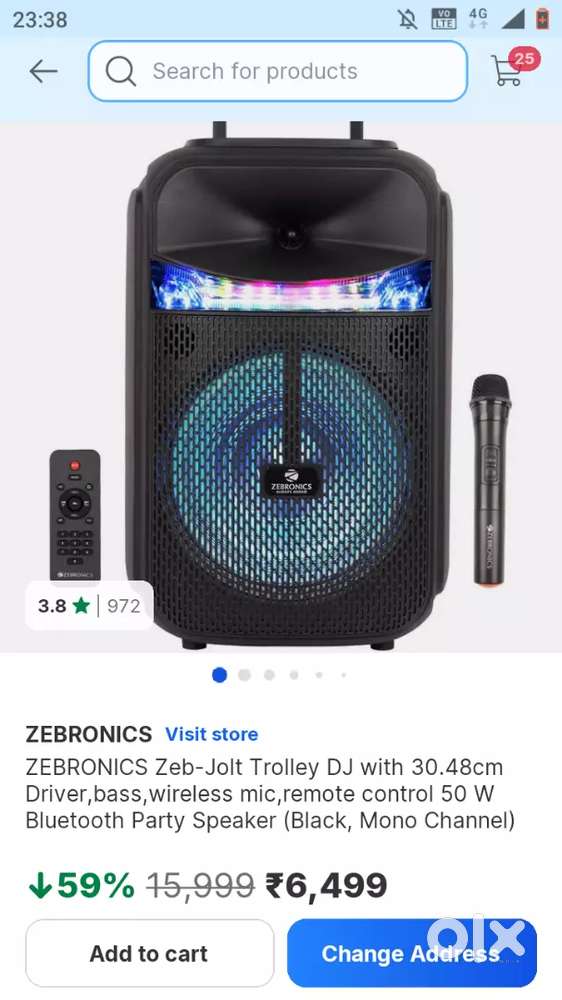 Zebronics Zeb zolt trolley speaker
