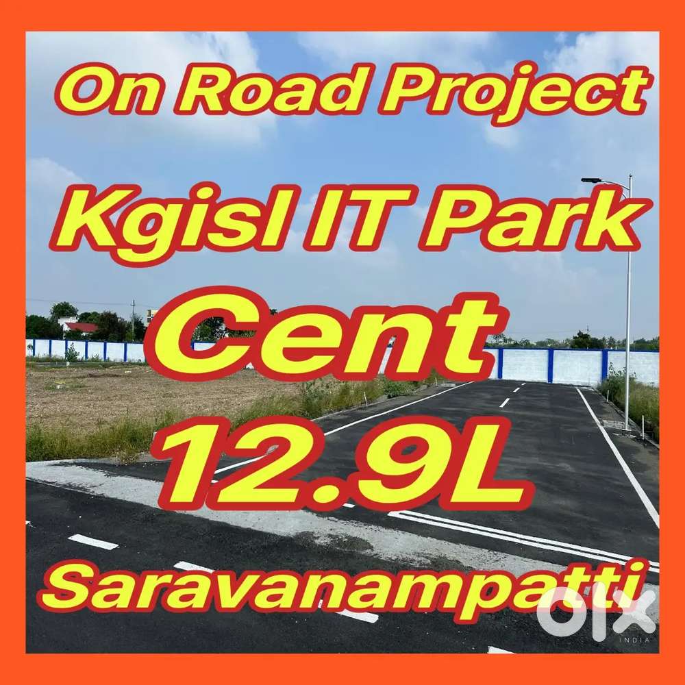 Residential Plots For Sales At Kgisl IT Park Near 12.9L