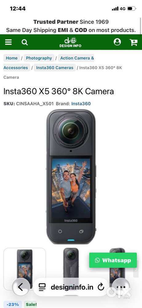 Insta 360 x5