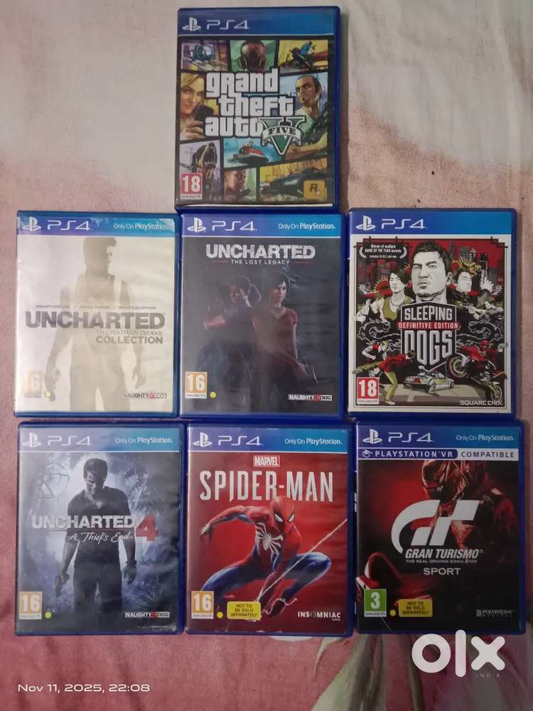 Ps 4 games physical disc
