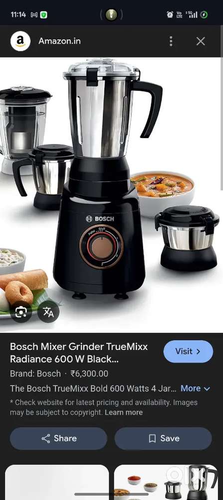 Mixer grinder