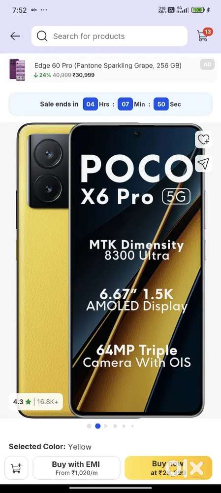 Poco x6 pro