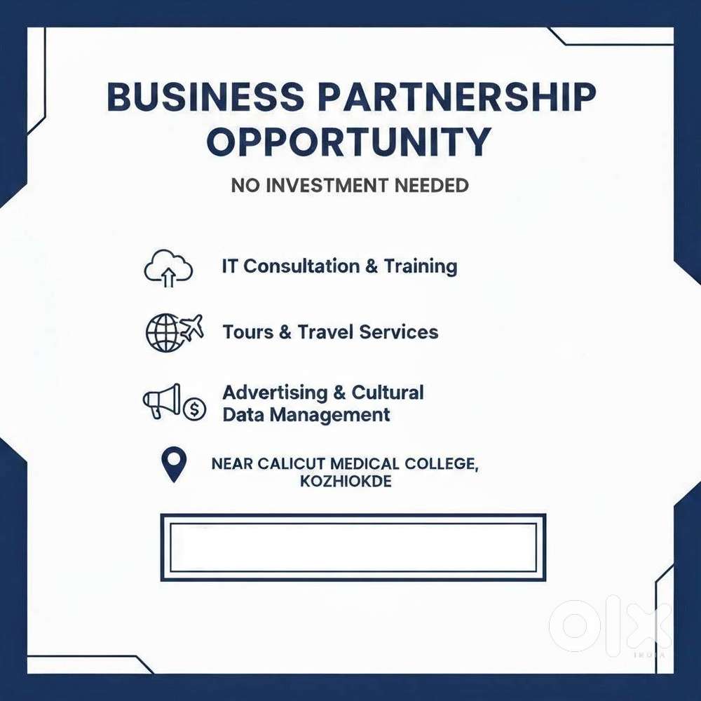 Business Partnership Oppurtunity
