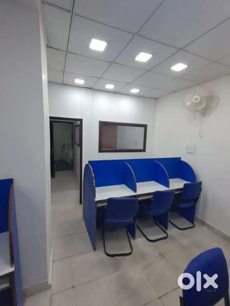 6seats office with cabin near metro for rent call for more informatio