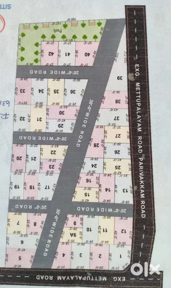 On road property CMDA RERA APROVAL COMERCIAL PLOT