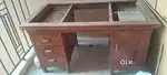 Office table teak 70 yrs old