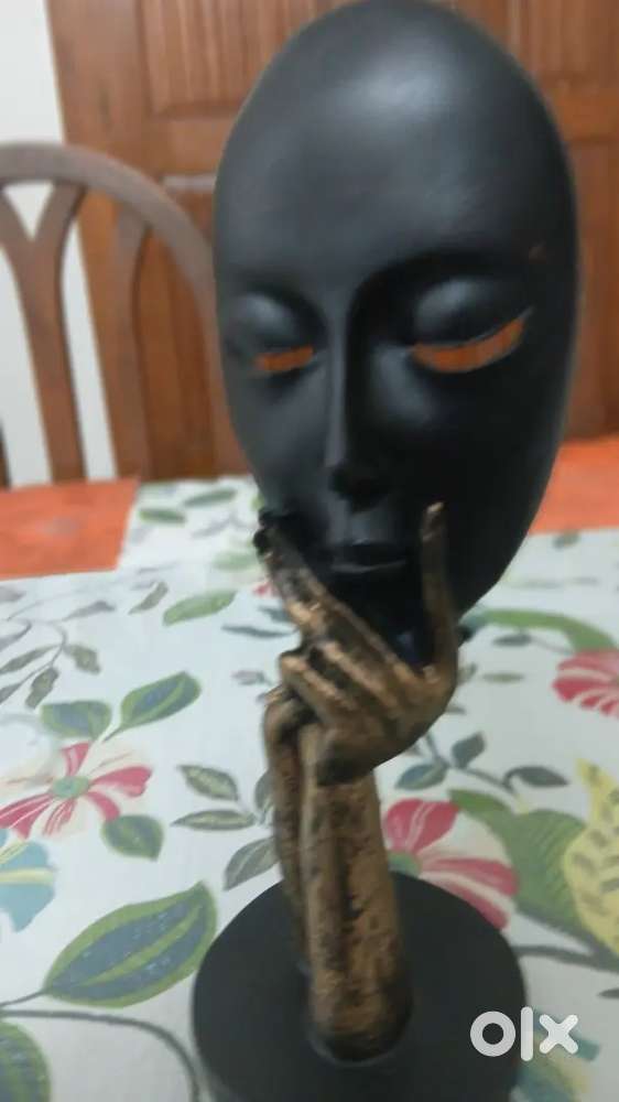 Mask and sculpture
