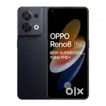 Oppo reno 8 5g black 8+8gb ram 128