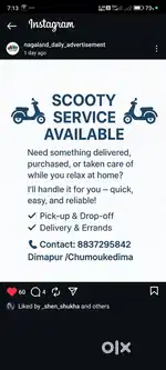 Errands Dimapur and chumu