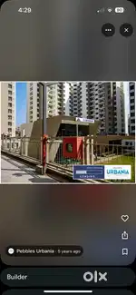 Flat for rent in Pebbles urbania