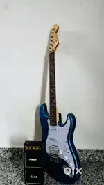 Unleash Your Sound – Volte Electric Guitar (Blue) with Marshall AMP