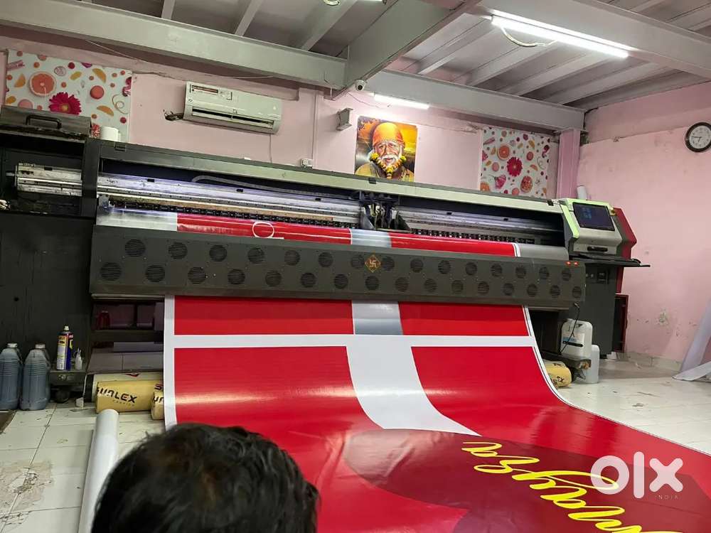 Flex printing banner printing machine