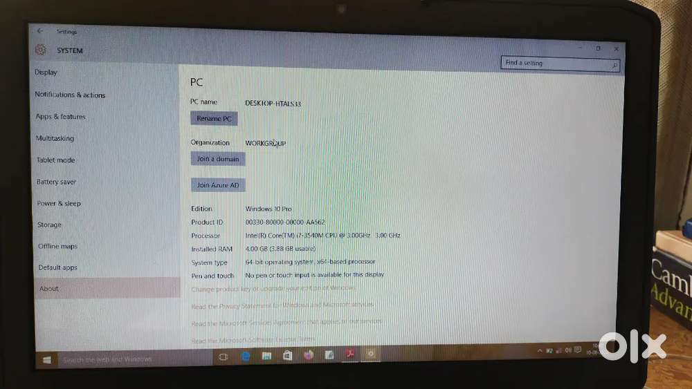 DELL laptop i7 -3rd generation