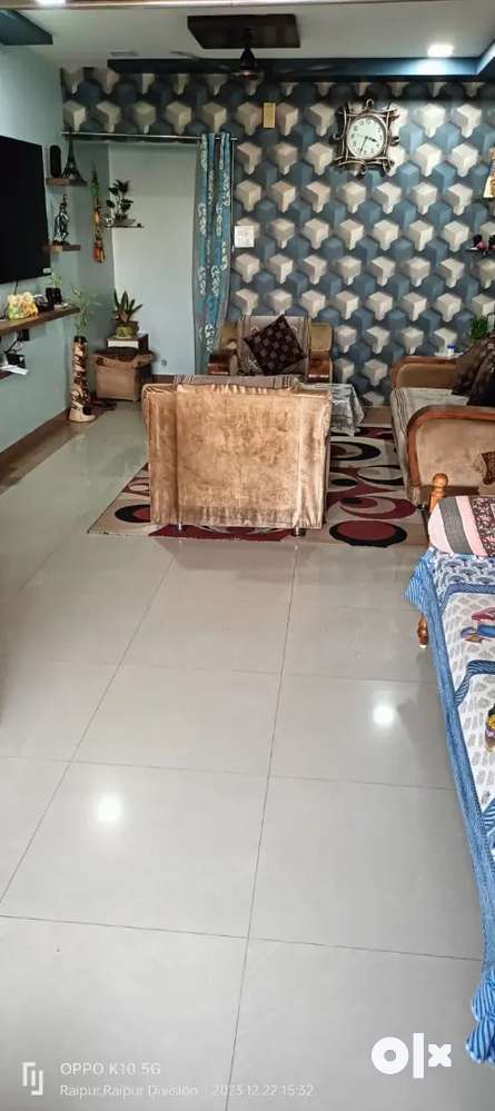 Fully Furnished 3 BHK Flat for Sale in Telibandha