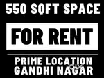 550 sqft space for rent in Gandhi Nagar