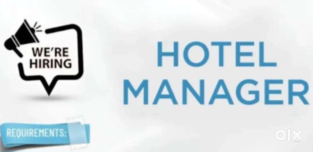 Hotel Manager in vakala - Male