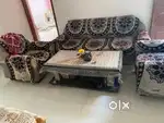 Sofa set with table