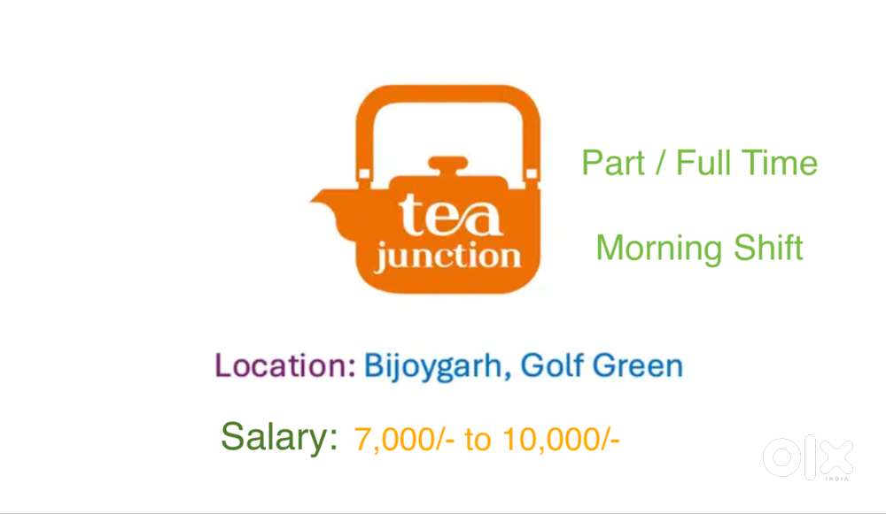 Hiring Part/Full Time Staff (Morning Shift) in Our GolfGreen