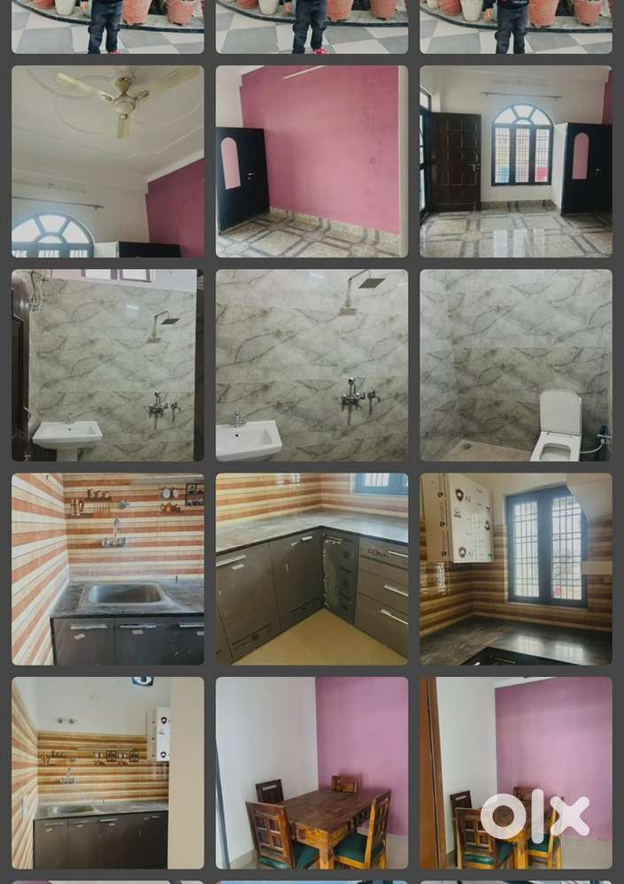 Two room semi furnished set at 1st floor