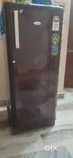 Whirlpool refrigerator 1 door in good condition