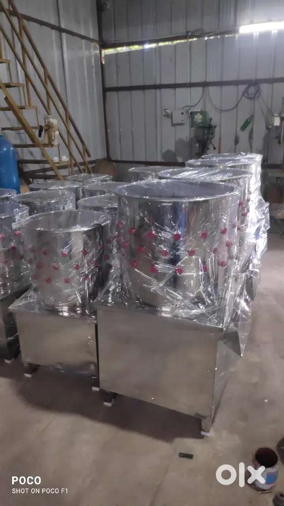 Chicken feather cleaning machine in stainless steel