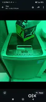 Voltas Ac 1ton ok condition 12000 fully automatic washing machine 5000
