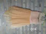 Golden net dress