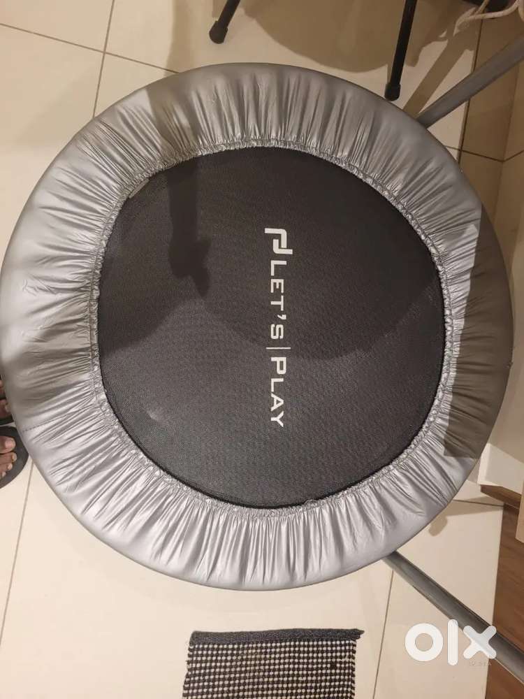 Trampoline and foosball table